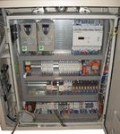Electrical panel inside view